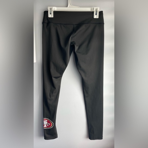 San Francisco 49ers Women’s Calf Logo Black Leggings - Picture 12 of 13